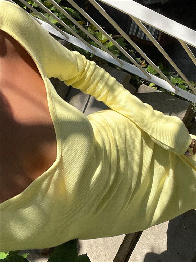 Tossy Knit Long Sleeve Maxi Dress Female Slim Solid Party Dress High Waist Knitwear Elegant Fashion For Women Spring Long Dress