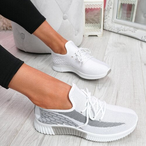 Summer New Shoes Casual Fashion Breathable Running Sneakers Flying Shoes Women's Sports Shoes