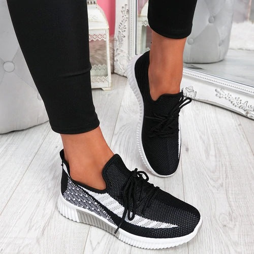 Summer New Shoes Casual Fashion Breathable Running Sneakers Flying Shoes Women's Sports Shoes