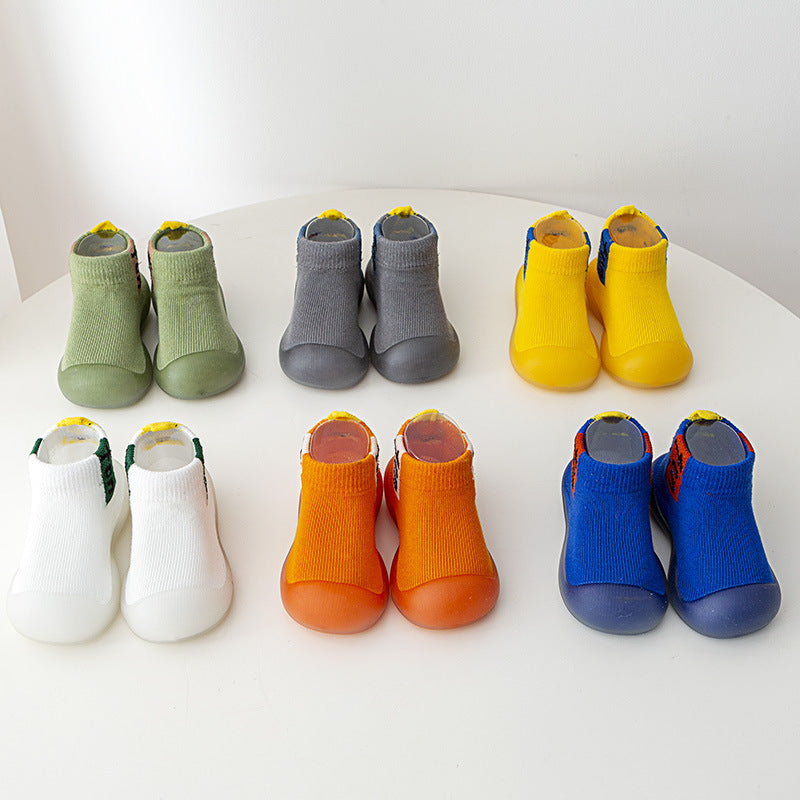 Baby Toddler Shoes Spring And Autumn New Baby Non-Slip Anti-Collision Soft Bottom Indoor Cartoon Floor Socks Shoes Boys And Girls Shoes