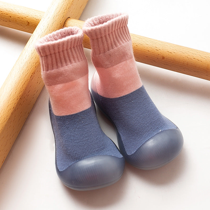 Children's Toddler Shoes Foreign Style Cute Non-Slip Soft Bottom Baby Shoes Spring And Autumn New Baby 0-3 Years Old Floor Shoes