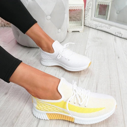 Summer New Shoes Casual Fashion Breathable Running Sneakers Flying Shoes Women's Sports Shoes