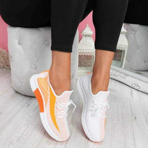 Summer New Shoes Casual Fashion Breathable Running Sneakers Flying Shoes Women's Sports Shoes