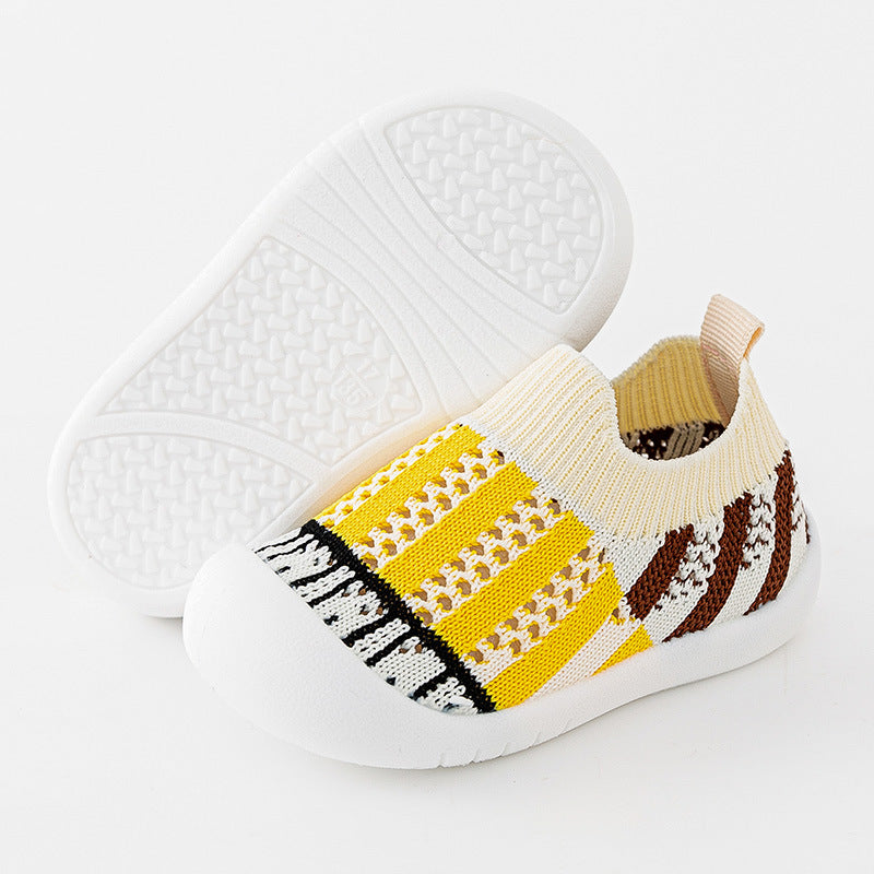 Baby Shoes Summer New Baby Toddler Shoes Soft Bottom Non-Slip Indoor And Outdoor Boys And Girls Anti-Kick Can Not Fall Off The Floor Shoes
