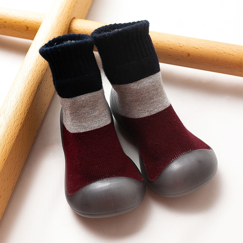 Children's Toddler Shoes Foreign Style Cute Non-Slip Soft Bottom Baby Shoes Spring And Autumn New Baby 0-3 Years Old Floor Shoes