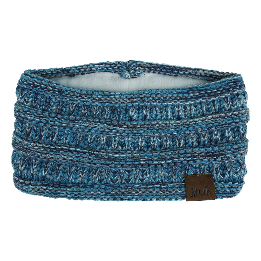 Plush Hair Band Women's New Winter Earmuffs Warm Headband MOK Logo Fluorescent Hair Trim 20 Color