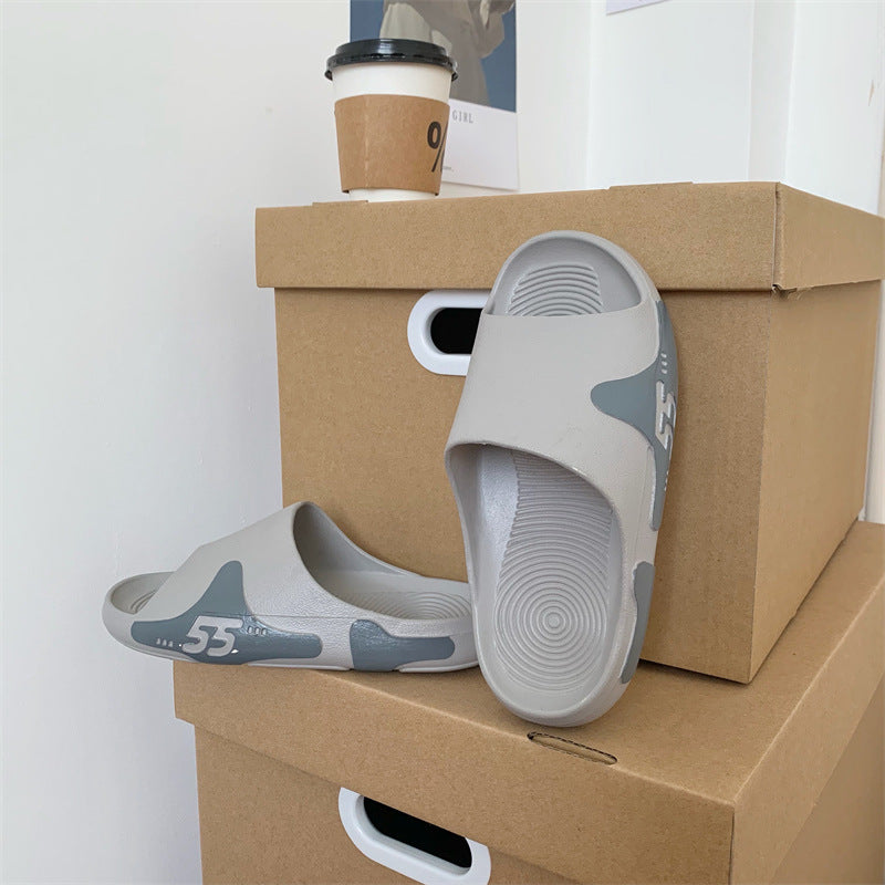 New Sandals And Slippers Men's Summer Thick Bottom Non-Slip Beach Wear Trend Couple Sandals And Slippers Women