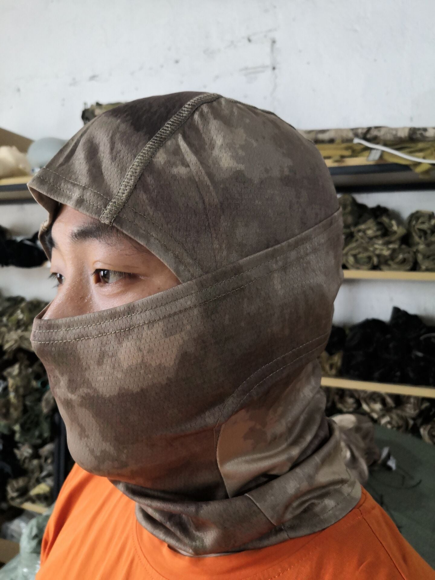 Camouflage Headgear Outdoor Riding Mask Hiking Mountaineering Sunscreen Sunshade Cold-Proof Quick-Drying Perspiration Mask