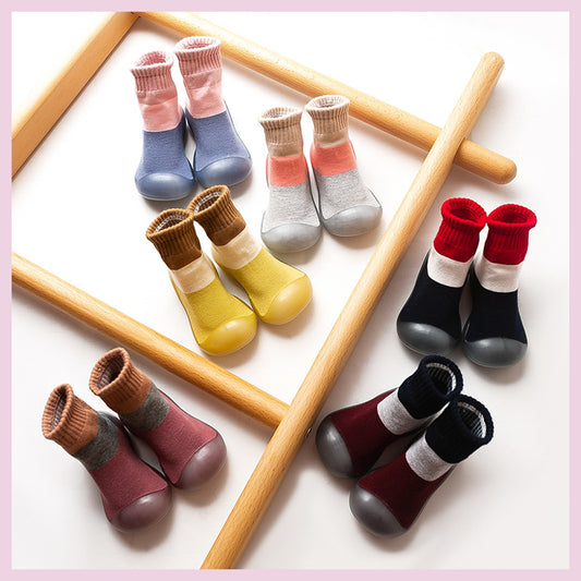 Children's Toddler Shoes Foreign Style Cute Non-Slip Soft Bottom Baby Shoes Spring And Autumn New Baby 0-3 Years Old Floor Shoes