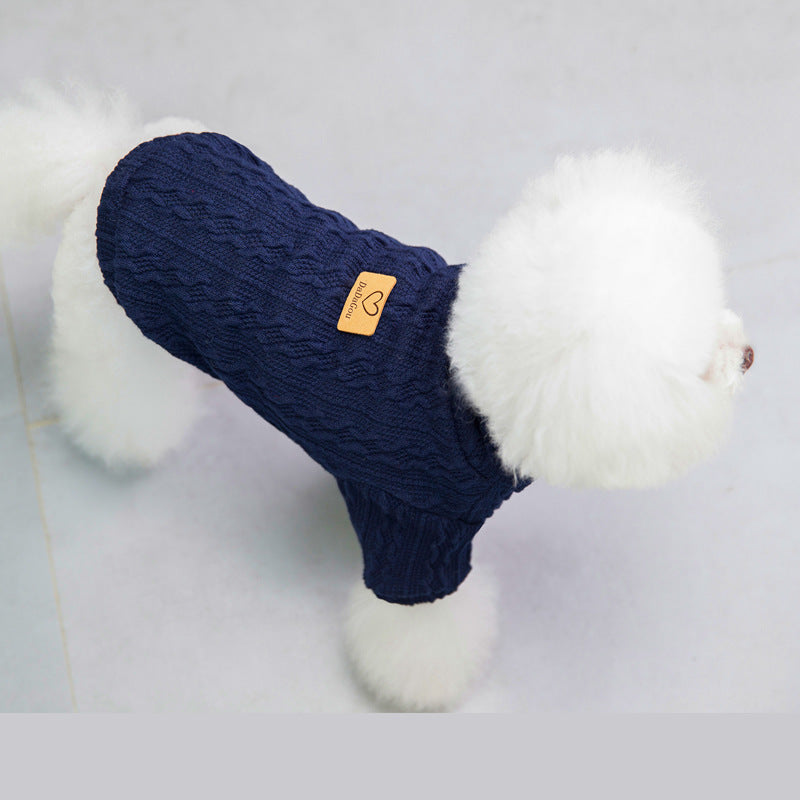 Pet Dog Clothing Autumn And Winter Clothing New Teddy Small Dog Pet Clothing Autumn And Winter Sweater