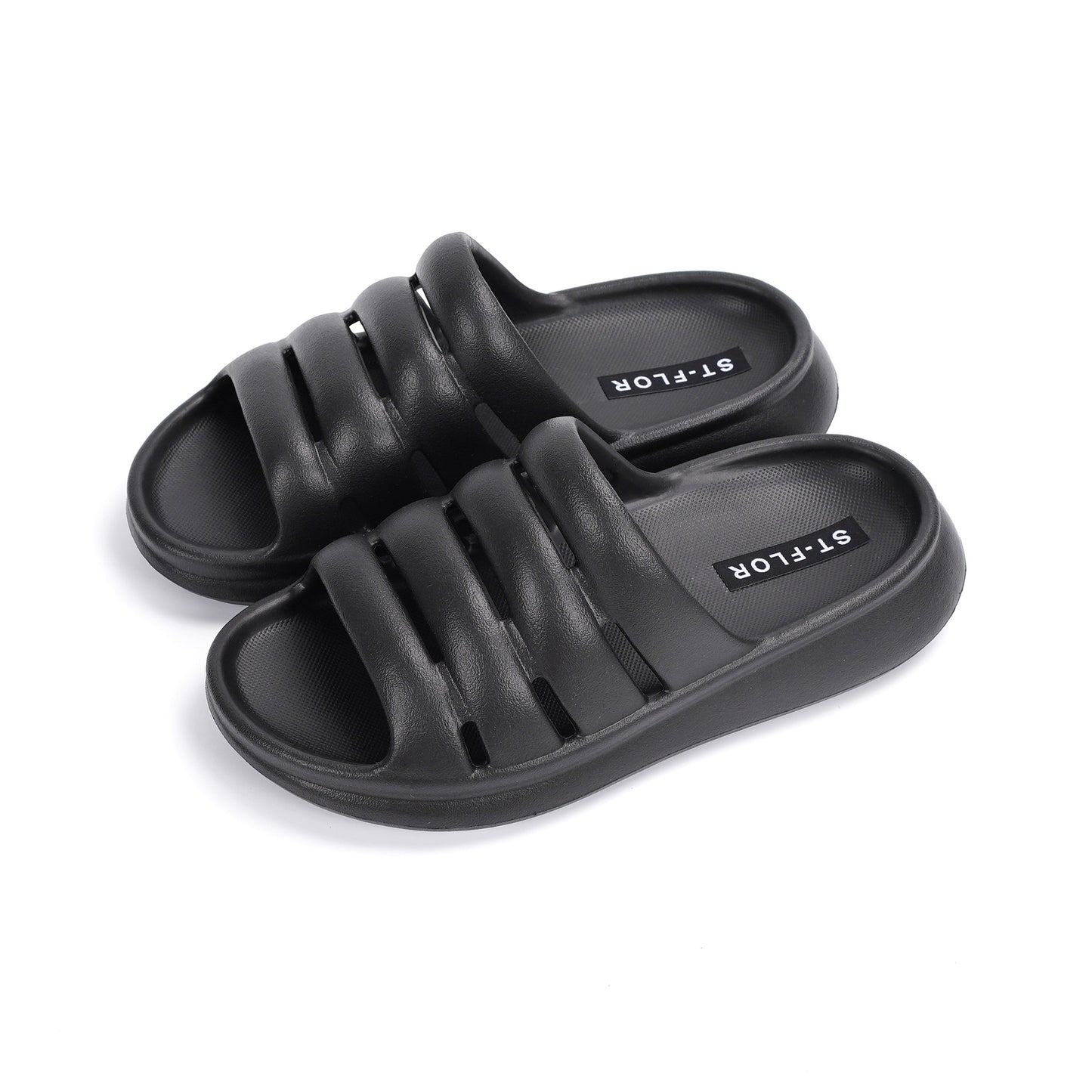 EVA Rubber And Plastic Slippers Casual Fashion Flat Bottom Couple Trend Shoes Men And Women Slippers Outer Wear