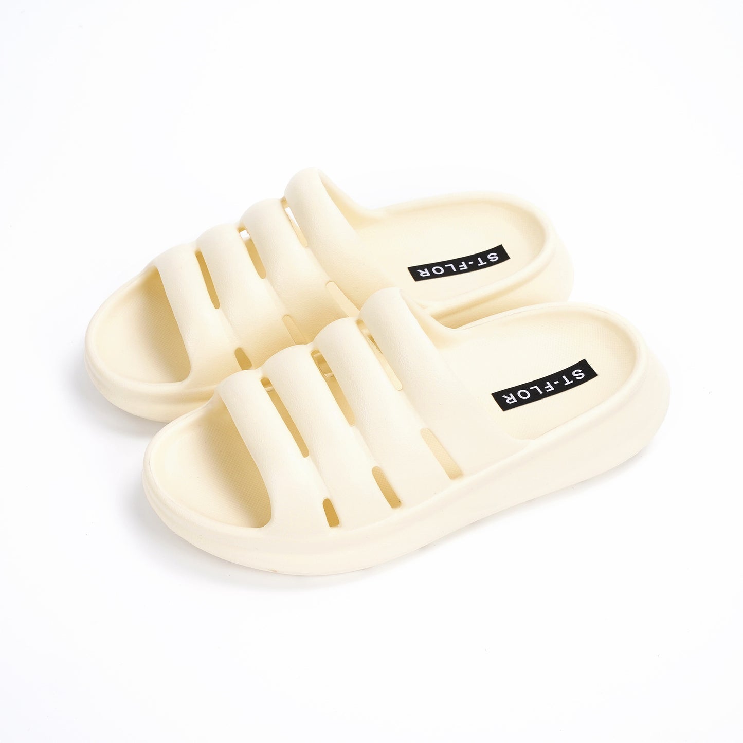 EVA Rubber And Plastic Slippers Casual Fashion Flat Bottom Couple Trend Shoes Men And Women Slippers Outer Wear