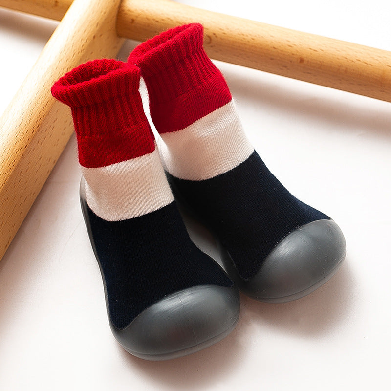 Children's Toddler Shoes Foreign Style Cute Non-Slip Soft Bottom Baby Shoes Spring And Autumn New Baby 0-3 Years Old Floor Shoes