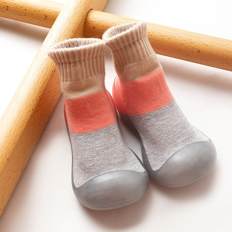 Children's Toddler Shoes Foreign Style Cute Non-Slip Soft Bottom Baby Shoes Spring And Autumn New Baby 0-3 Years Old Floor Shoes