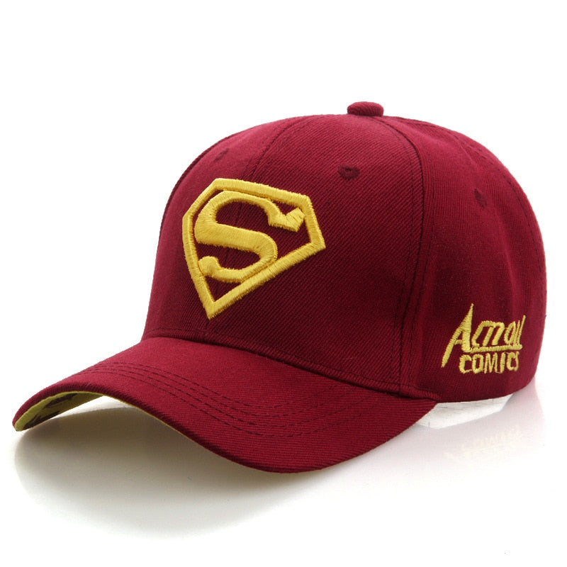 New Letter Superman Cap Casual Outdoor Baseball Caps For Men Hats Women Snapback Caps For Adult Sun Hat Gorras wholesale
