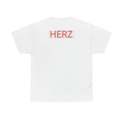 Hiz and Herz Unisex Heavy Cotton Custom Tee (front & back design)