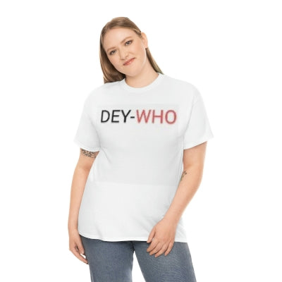 DEY-WHO Unisex Heavy Cotton Tee (front only design)