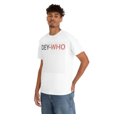 DEY-WHO Unisex Heavy Cotton Tee (front only design)
